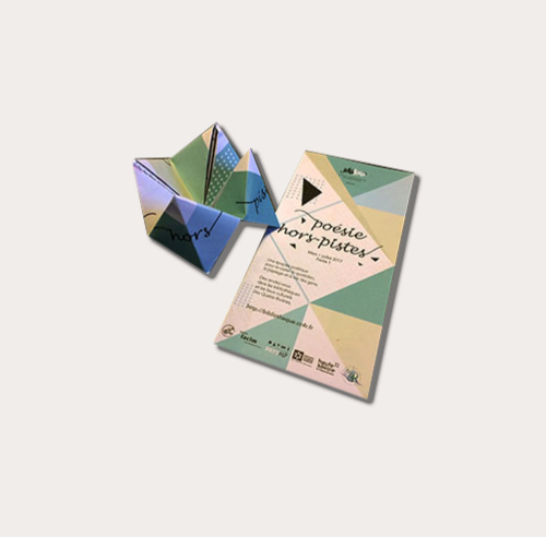 Plaquette origami